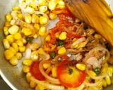 A picture of step 2 of Sweet corn cheesey bread.