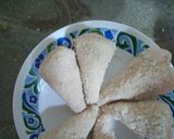 A picture of step 2 of Chicken cones.