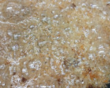 A picture of step 2 of Amaranth or Rajgira Halwa.