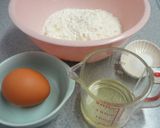 A picture of step 1 of Easy Melon Pan-Style Cookies with Pancake Mix.