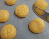 A picture of step 4 of Easy Melon Pan-Style Cookies with Pancake Mix.