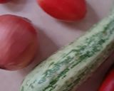 Foto del paso 1 de la receta: 🇪🇸 Pisto manchego 🥘 con huevos 🍳 morrón rojo y verde 🫑