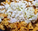 Foto del paso 2 de la receta: TARTA 🧅FUGAZZETA Con🍗Pollo...!