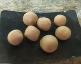 A picture of step 2 of Marie biscuits ke gulab jamun.
