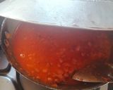 A picture of step 6 of Dhaba style Rajma masala kidney beans masala.