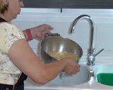 A picture of step 2 of Macaroni with Bechamel Sauce and Ham.