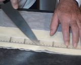 A picture of step 2 of Puff Pastry Tart with Strawberries and Pastry Cream.