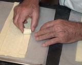 A picture of step 3 of Puff Pastry Tart with Strawberries and Pastry Cream.