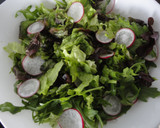 Foto del paso 2 de la receta: Ensalada de lechugas variadas con feta rebozado