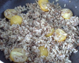 Foto del paso 5 de la receta: Brocheta de langostinos con cereales y quinoa