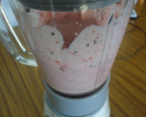 Foto del paso 5 de la receta: Batido de plátano, fresa y chocolate