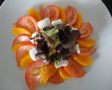 Foto del paso 4 de la receta: Melocotón y tomate con queso fresco