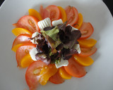Foto del paso 4 de la receta: Melocotón y tomate con queso fresco