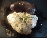 Foto del paso 2 de la receta: Molleja y morcilla a la chapa con ensalada de rúcula