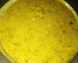A picture of step 5 of Tumeric lentils.