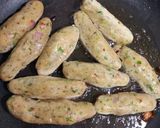 A picture of step 3 of Chicken seekh korma.