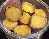 รูปขั้นตอนการทำที่ 3 ของ มันหวาน​ หม้ออบลมร้อน​ Airfryer🍠