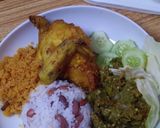 Foto langkah ke 5 dari resep Nasi Kacang Merah (Brenebon) Kukus.