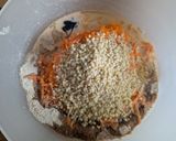 A picture of step 1 of Whole Wheat Carrot Muffins - Vegan Dessert.