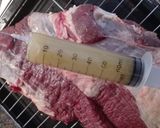 Foto del paso 2 de la receta: Tapa de asado inyectada con cerveza y papas, batatas al horno