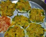 A picture of step 4 of Idli burger.