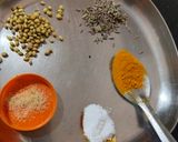 A picture of step 1 of Besan ke sabji.