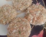 A picture of step 4 of Aloo tikki chaat.