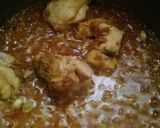 A picture of step 4 of Chicken Aloo Salan.