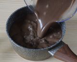 Foto langkah ke 4 dari resep Puding Brownies Roti Tawar.