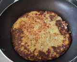 Foto del paso 1 de la receta: Torticas de coliflor a la pizza🍕de champiñones🍄, jamón🥓, queso🧀 y pimientos🍕🌶️