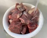 A picture of step 1 of Special Beef Kaldereta.