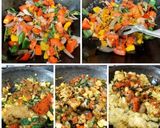 A picture of step 3 of Mix Veg Masala Khichdi.