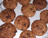 A picture of step 6 of Banana chocolate Muffins.