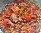 A picture of step 8 of Watercress and Soya Seeds ki Sabji.