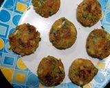 A picture of step 4 of Quinoa patties.