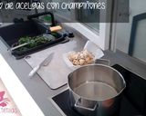 Foto del paso 4 de la receta Salteado tradicional de acelgas con champiñones al ajillo