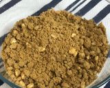 A picture of step 6 of Besan Ladoo.
