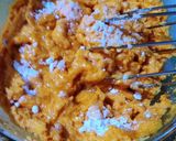 A picture of step 1 of Eggless Soft Mango Cake.