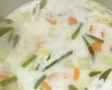 A picture of step 5 of Neer Dosa and Vegetable Stew.