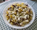 Une image de l'étape 12 de Salade de pommes de terre, chou blanc, oignon rouge et feta.