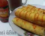 Foto langkah ke 3 dari resep Roti goreng sosis.