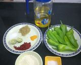 A picture of step 1 of Stuffed Capsicum Recipe with Besan.