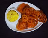 A picture of step 6 of Jalebi.