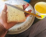A picture of step 1 of Pan toasted bread🍞.