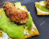 Foto del paso 5 de la receta: Cracker de melón a la plancha con gambón crujiente al teriyaki