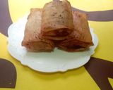 Foto langkah ke 3 dari resep Lumpia pisang keju.