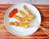Foto langkah ke 4 dari resep 124. Sate ayam crispy.