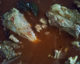 Gambar langkah 10 resipi Daging Gulai Kawah Kelantan.
