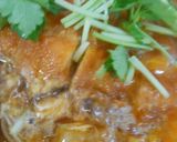 A picture of step 8 of Chicken Katsu Donburi with Spring Onion.