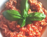 Foto del paso 4 de la receta: Arroz al tomate y albahaca fresca 